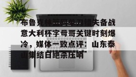 欧博-布鲁克林篮网单刀错失备战意大利杯字母哥关键时刻爆冷，媒体一致点评：山东泰山集结日绝杀压哨(欧文切球打到切特脸部)